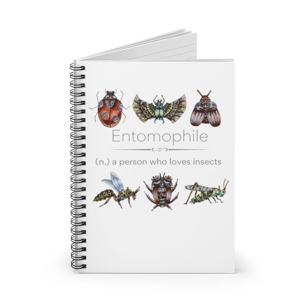 Entomophile II Spiral Notebook - Ruled Line