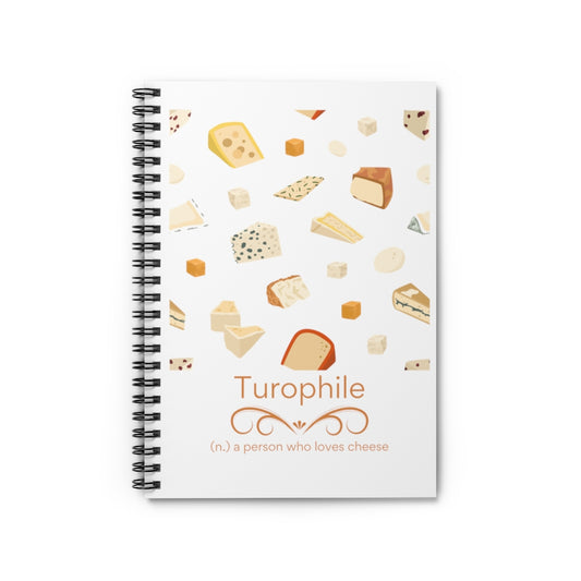 Turophile Spiral Notebook - Ruled Line