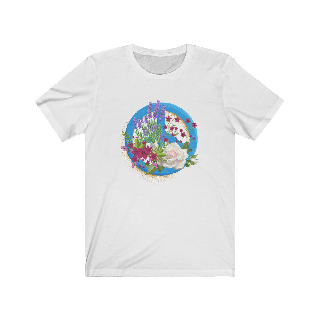 Floral Peace Sign T-shirt