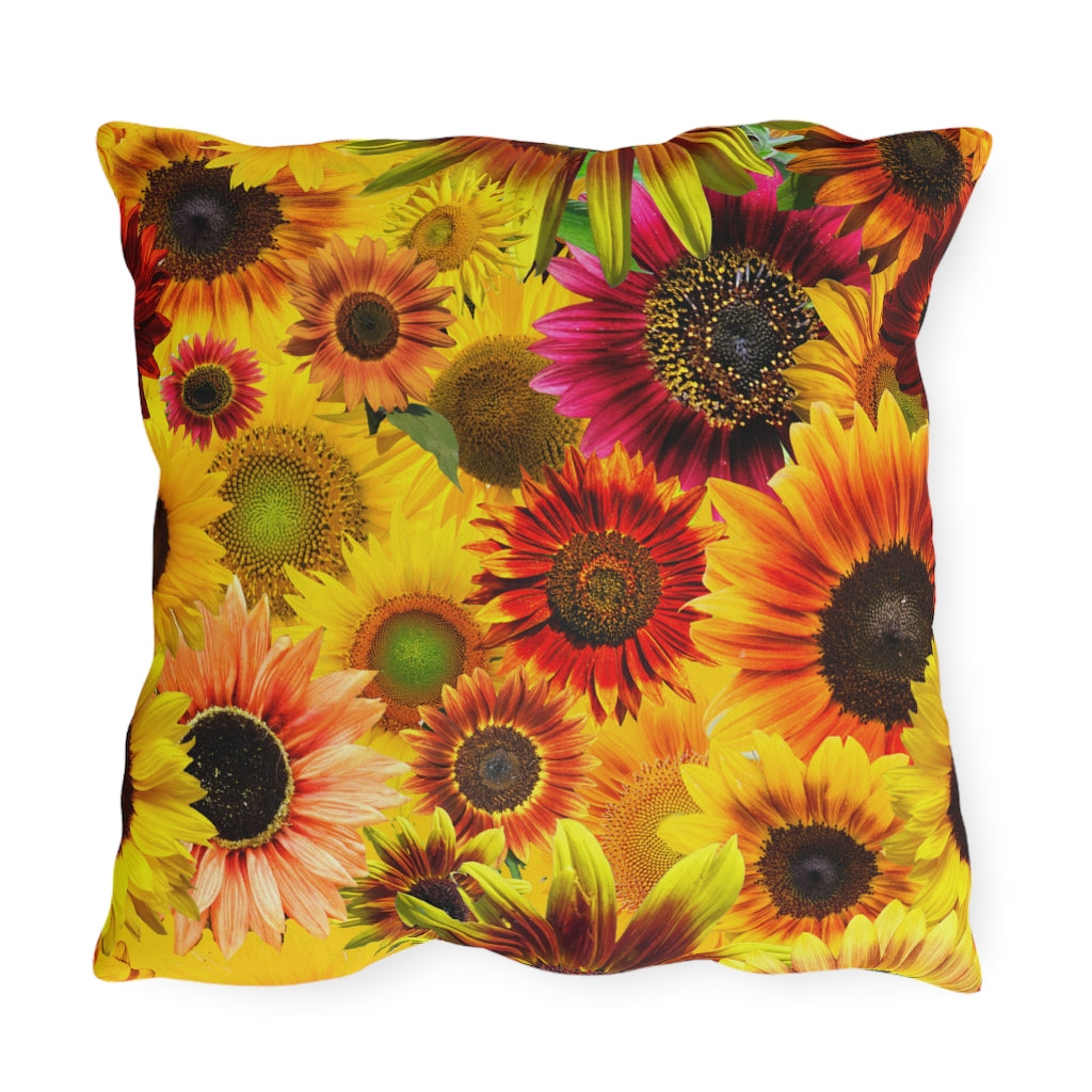 Sunflowers Galore Outdoor Pillows