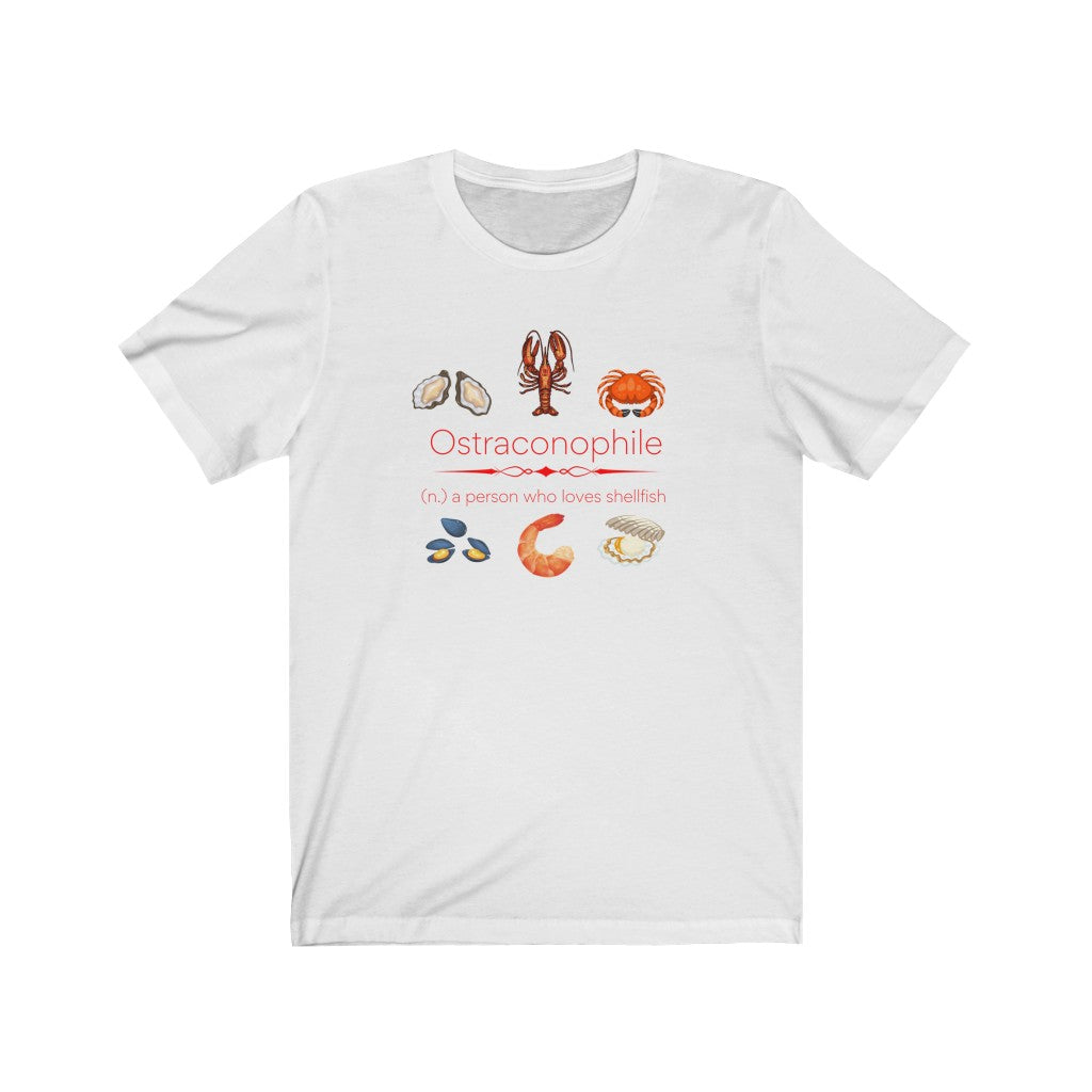 Ostraconophile - shellfish lover T-shirt
