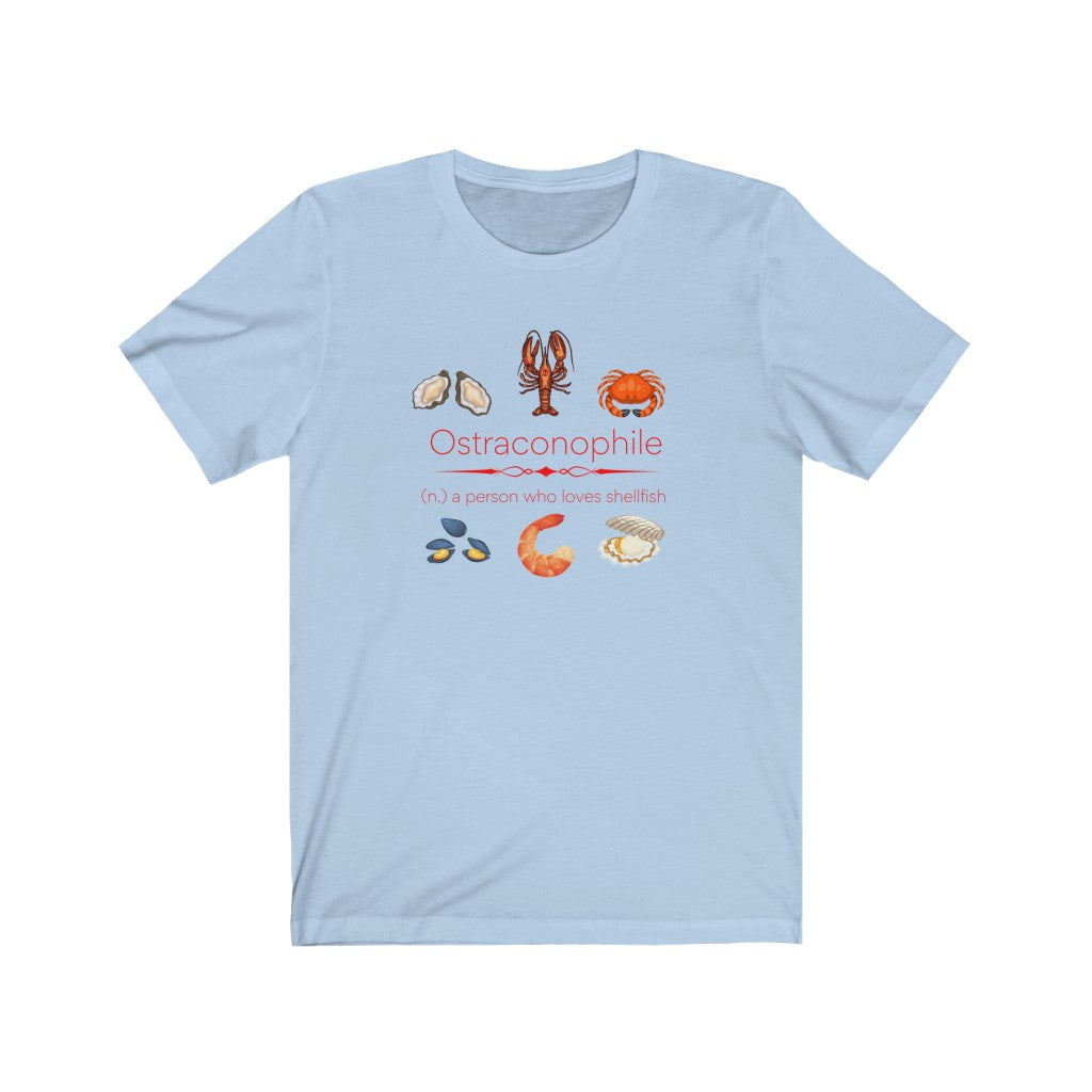 Ostraconophile - shellfish lover T-shirt