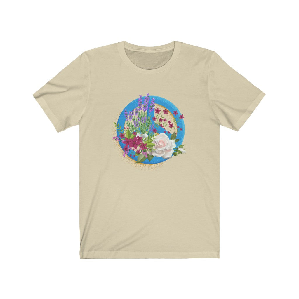 Floral Peace Sign T-shirt