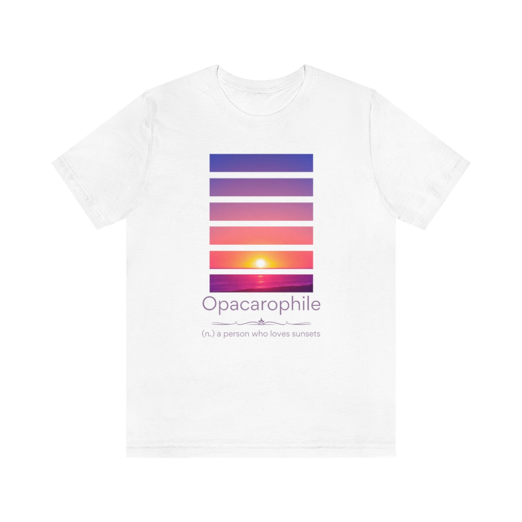 Opacarophile II - sunset lover T-shirt