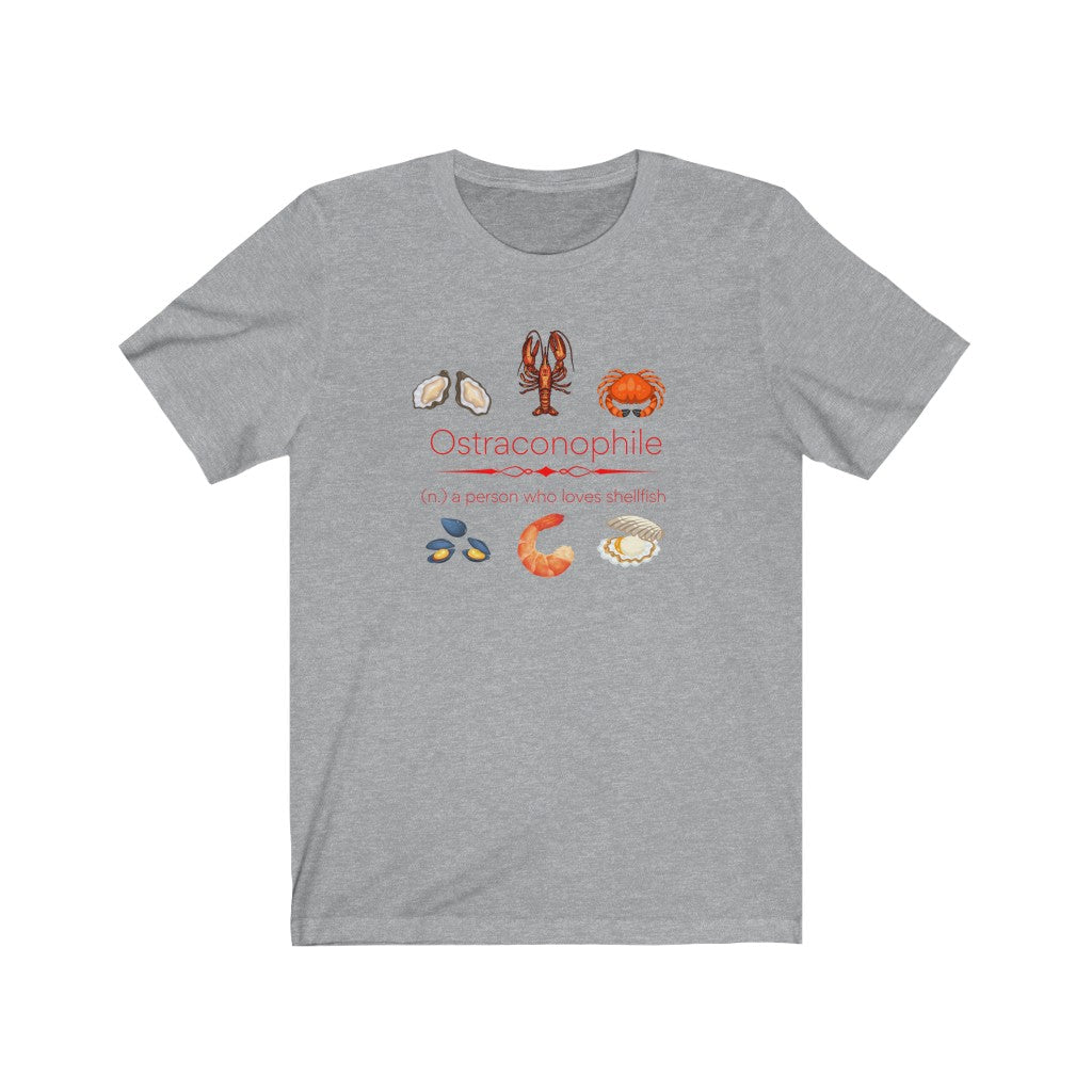 Ostraconophile - shellfish lover T-shirt