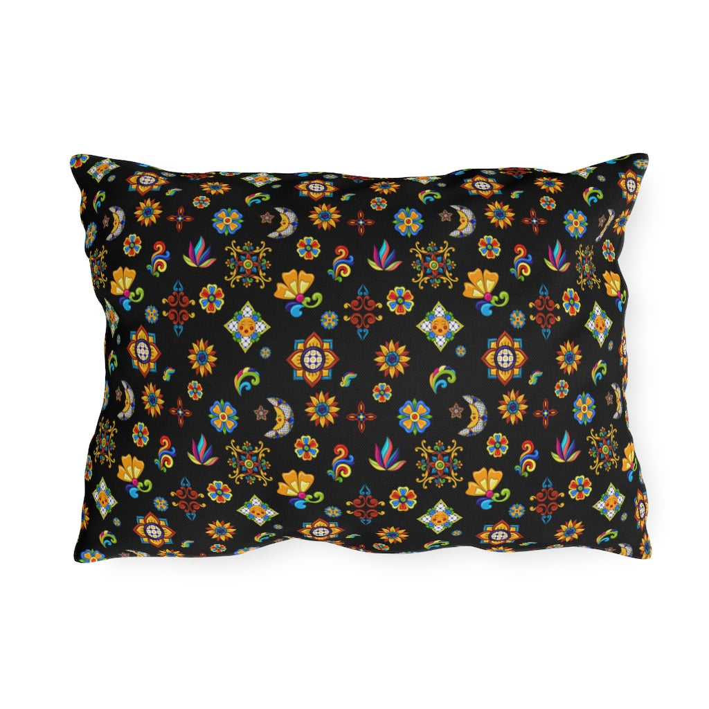 Talavera Mexican Tile Inspired Outdoor Pillows