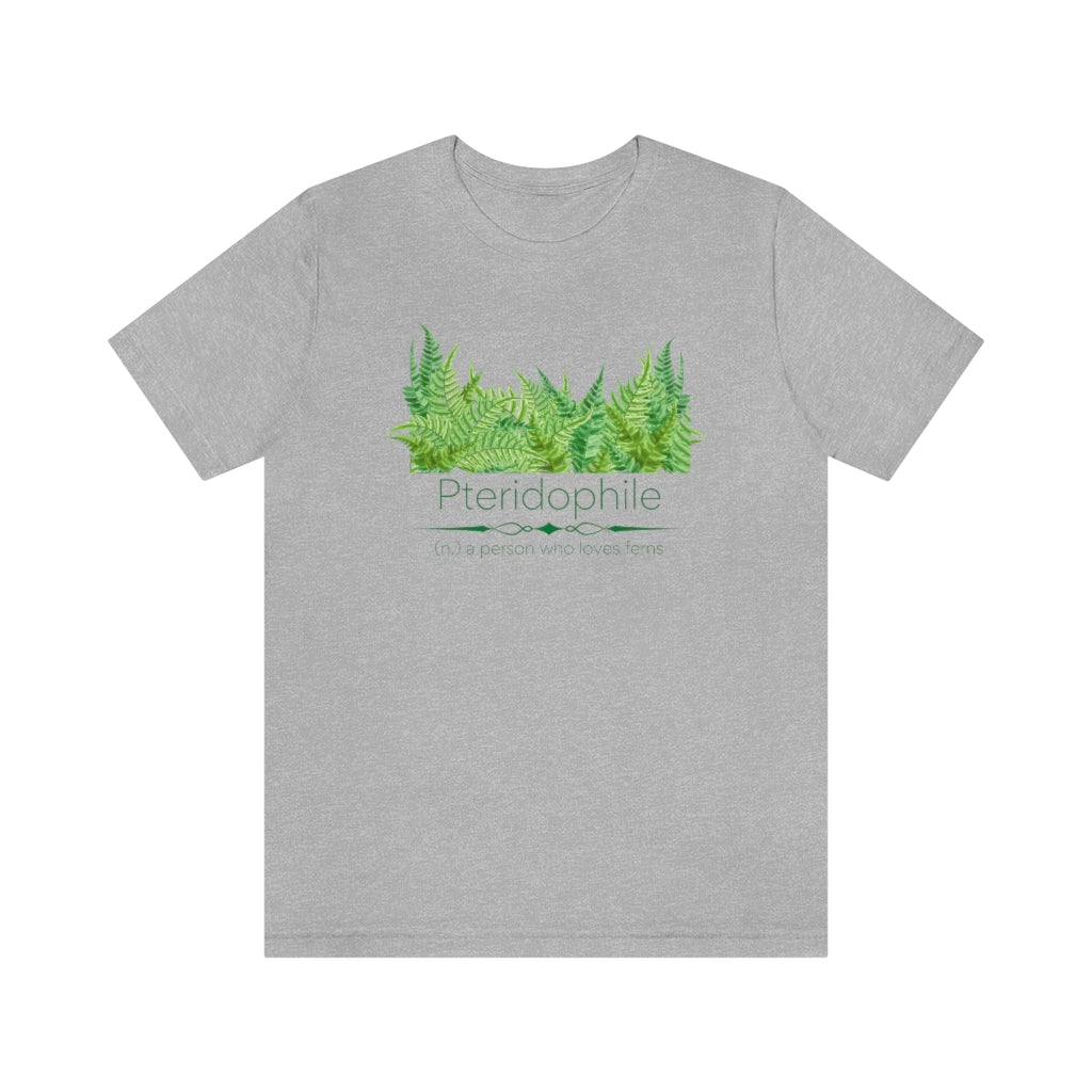 Pteridophile - fern lover T-shirt