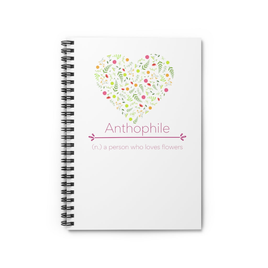 Anthophile Spiral Notebook - Ruled Line