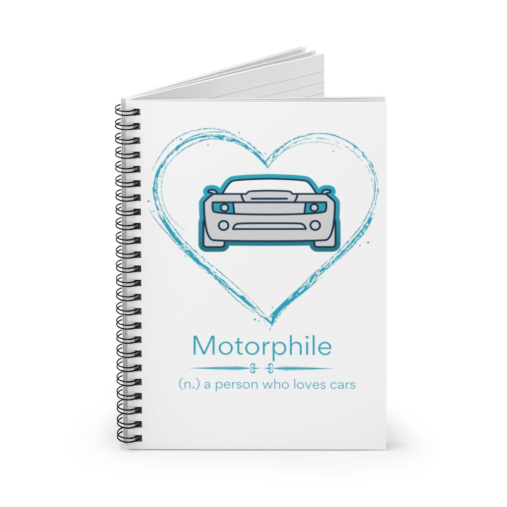 Motorphile Spiral Notebook - Ruled Line