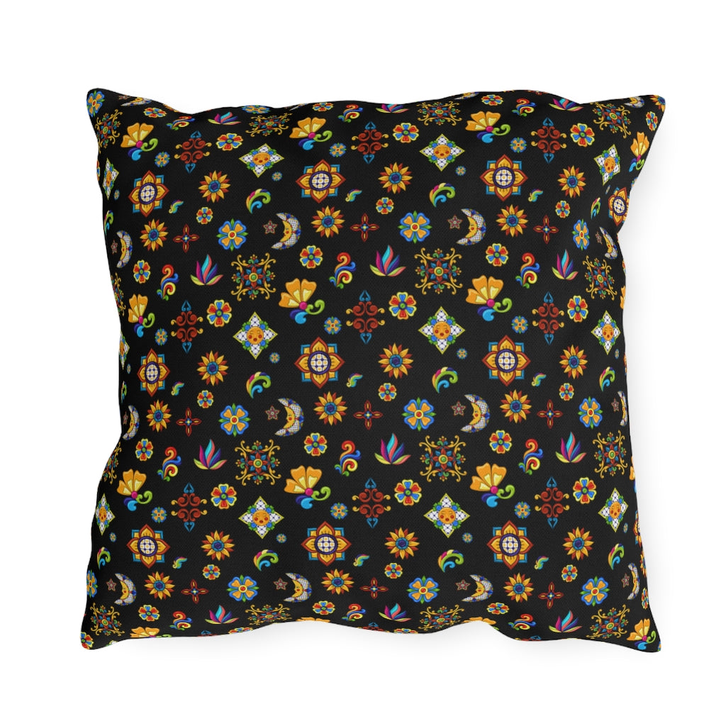 Talavera Mexican Tile Inspired Outdoor Pillows