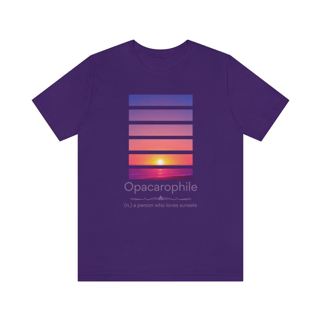 Opacarophile II - sunset lover T-shirt