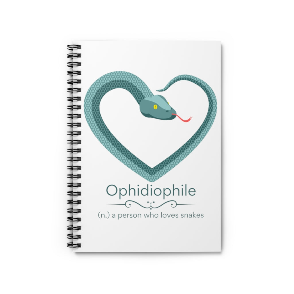 Ophidiophile Spiral Notebook - Ruled Line