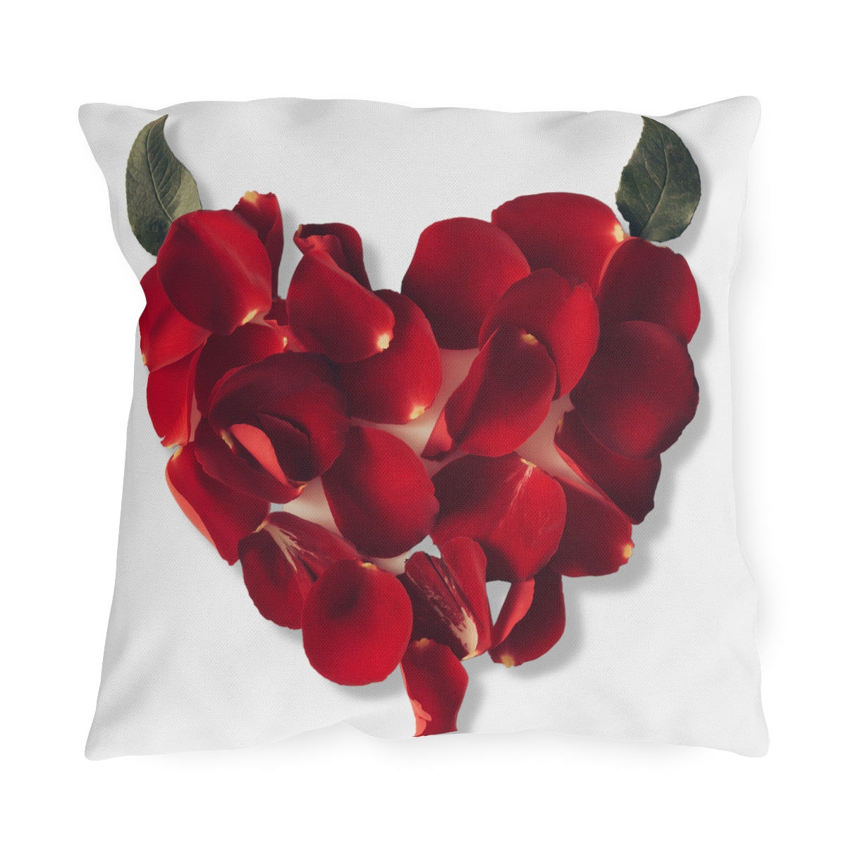 Horned Floral Heart Outdoor Pillows