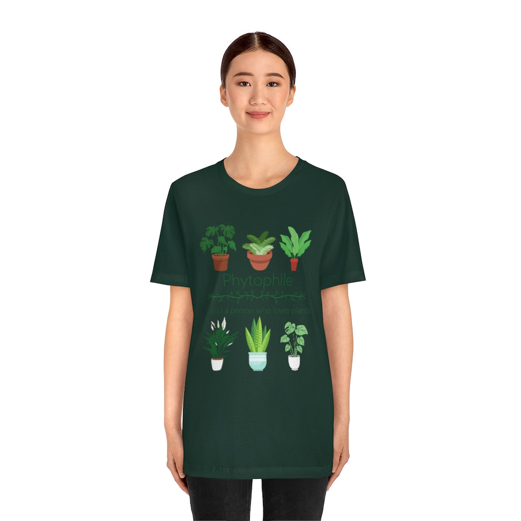 Phytophile plant lover T-shirt