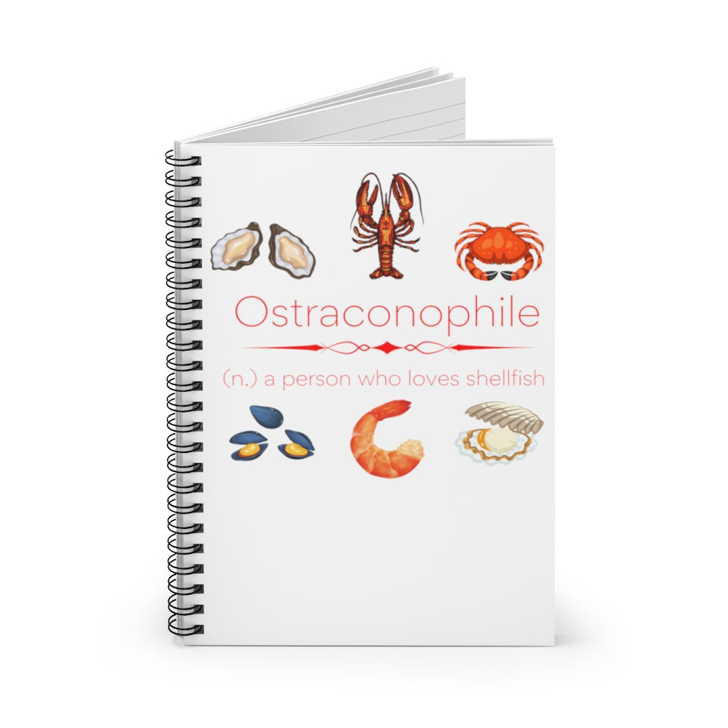 Ostraconophile Spiral Notebook - Ruled Line