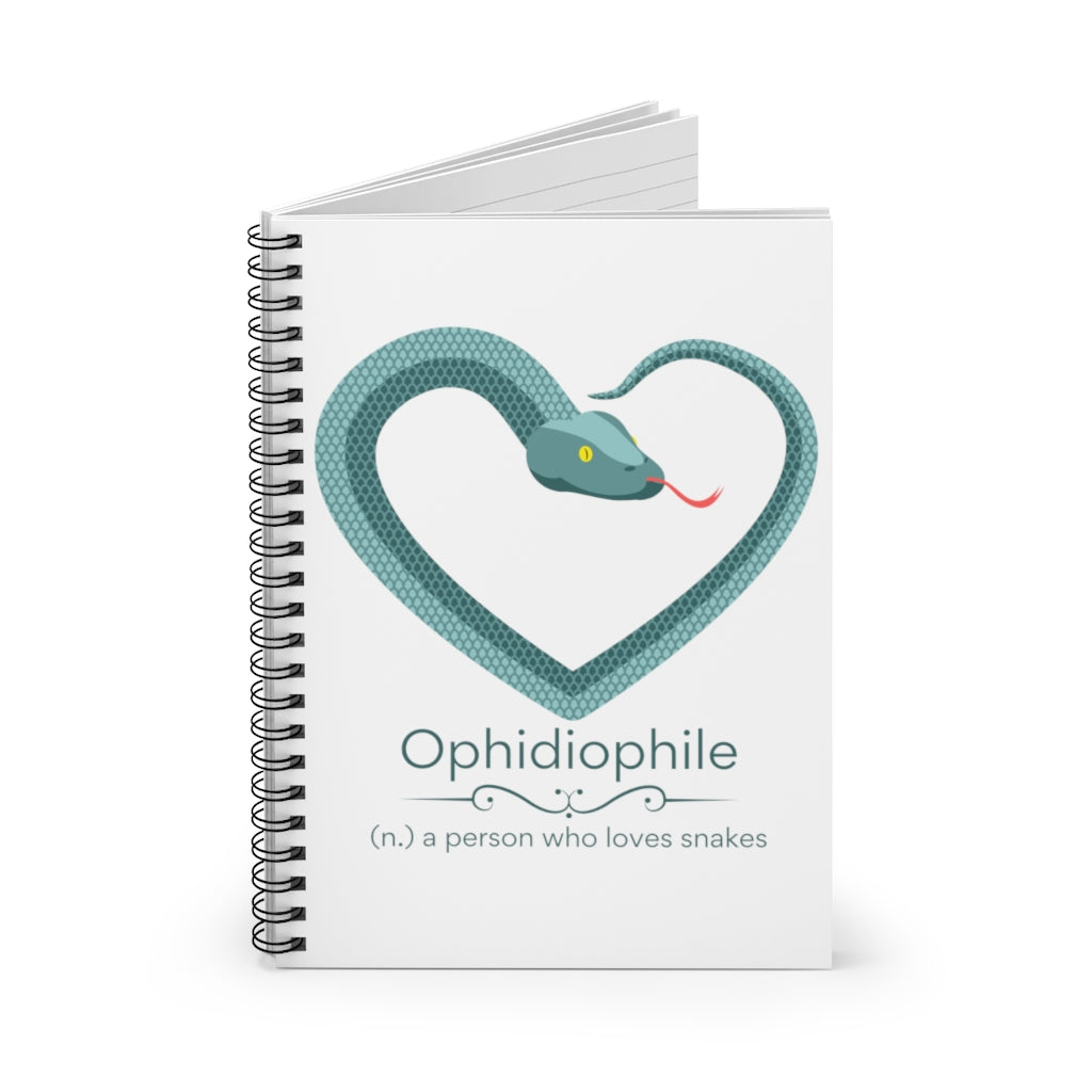 Ophidiophile Spiral Notebook - Ruled Line