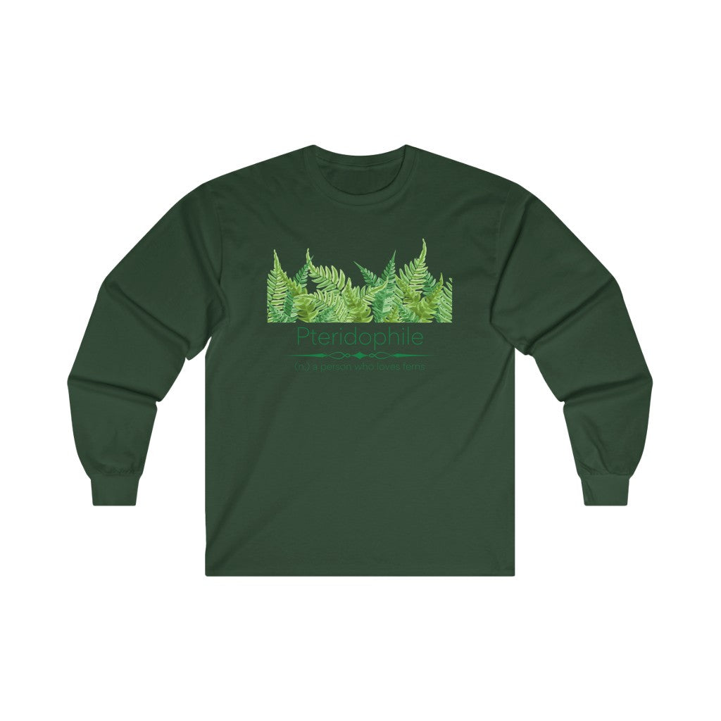 Pteridophile Cotton Long Sleeve Tee