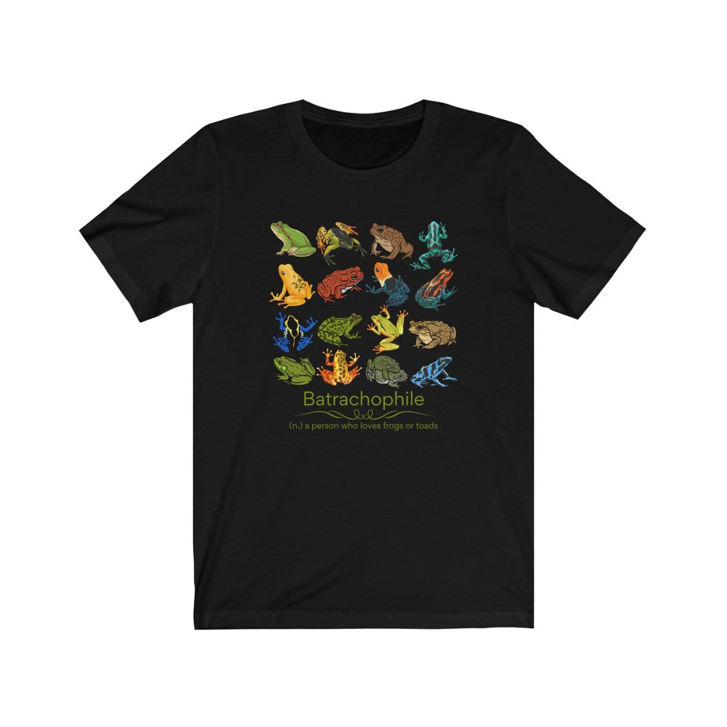 Batrachophile - frog lover t-shirt