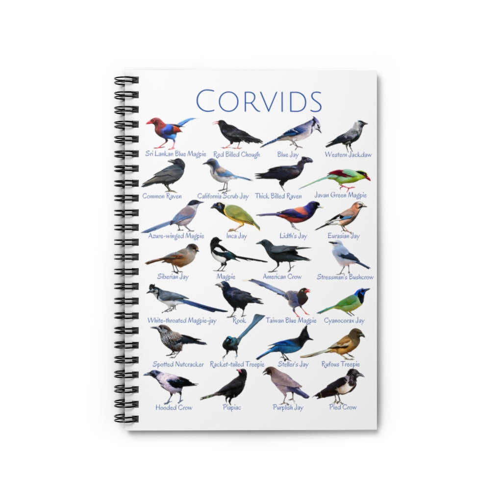 Corvids Spiral Notebook - Ruled Line