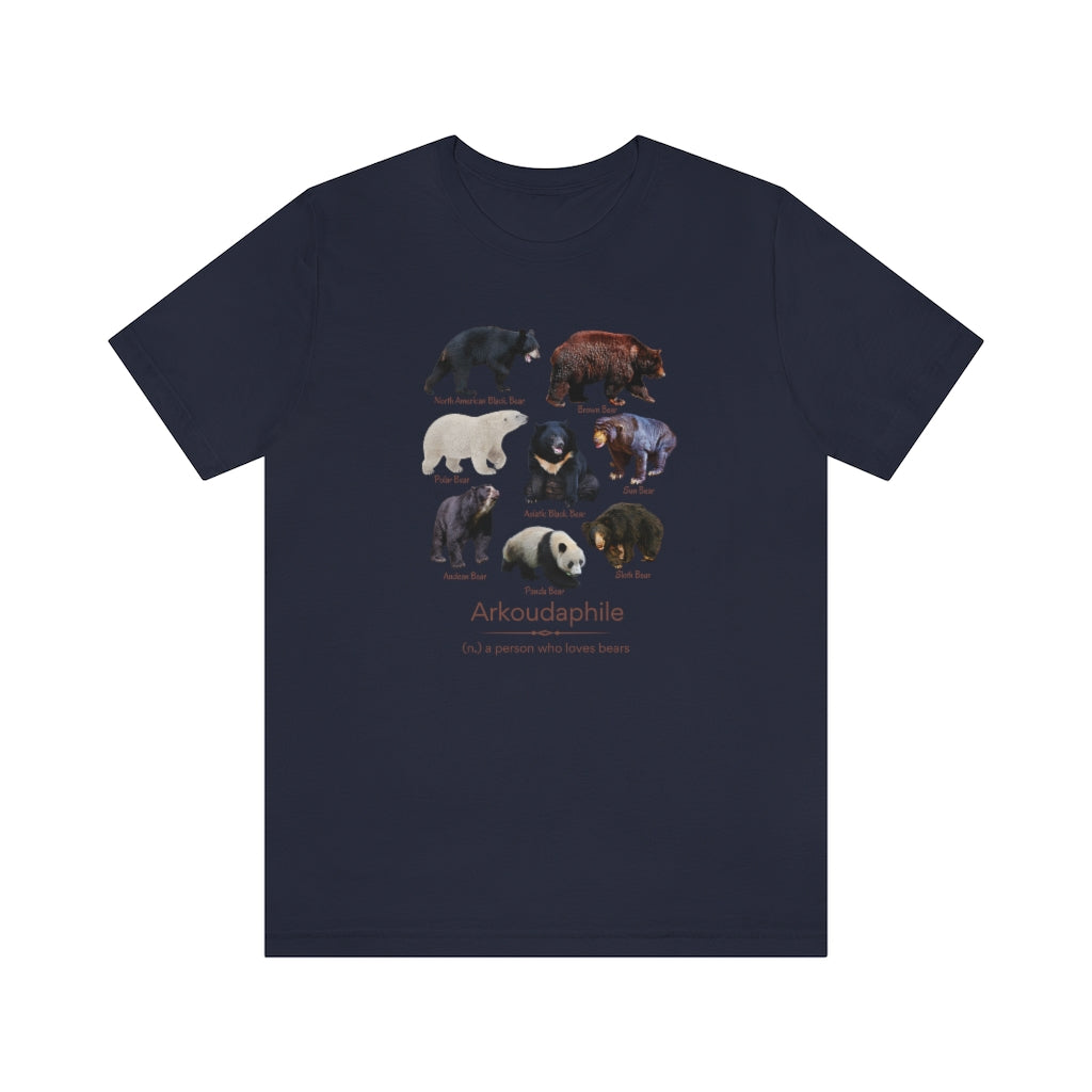 Arkoudaphile - bear lover T-shirt