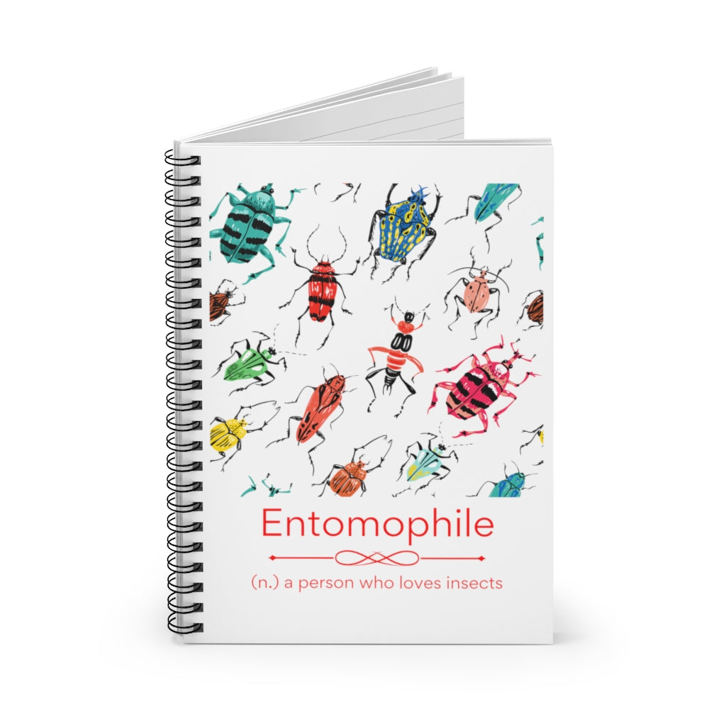 Entomophile Spiral Notebook - Ruled Line