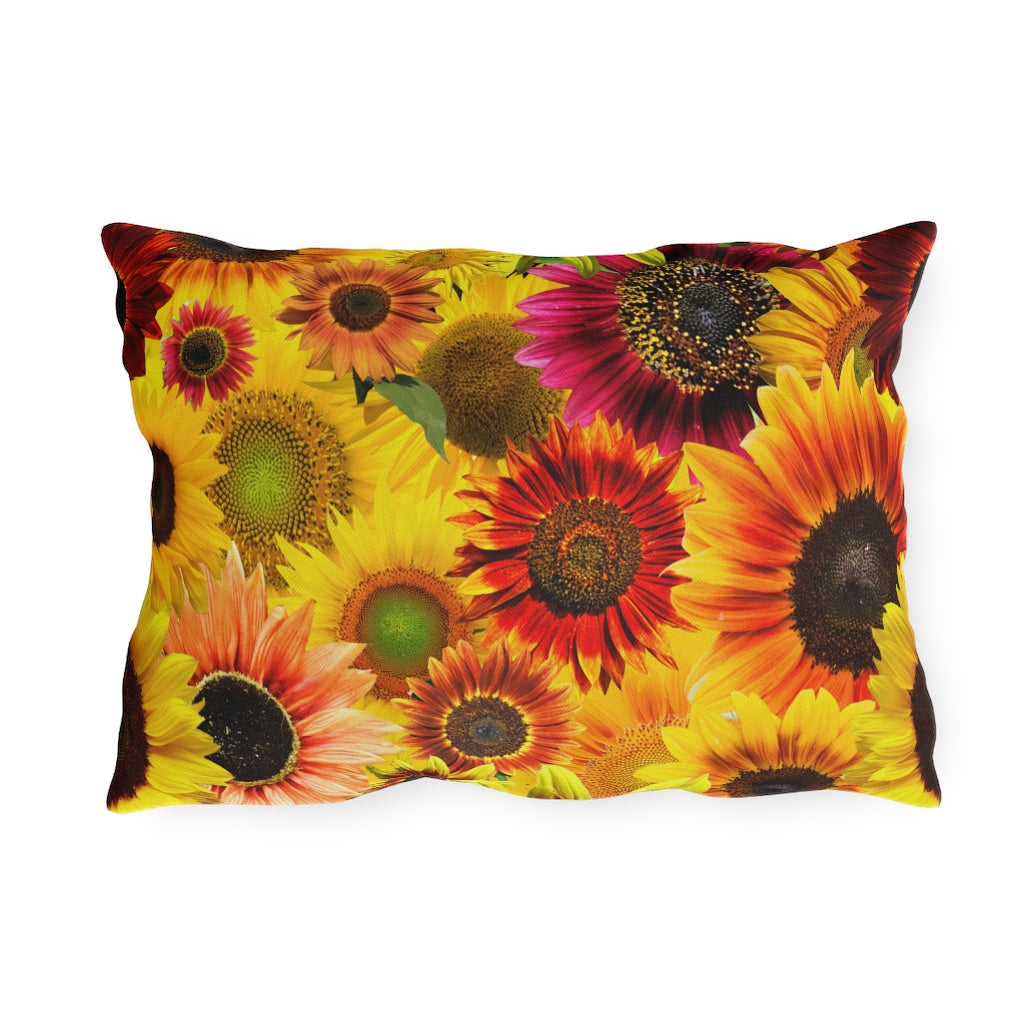 Sunflowers Galore Outdoor Pillows