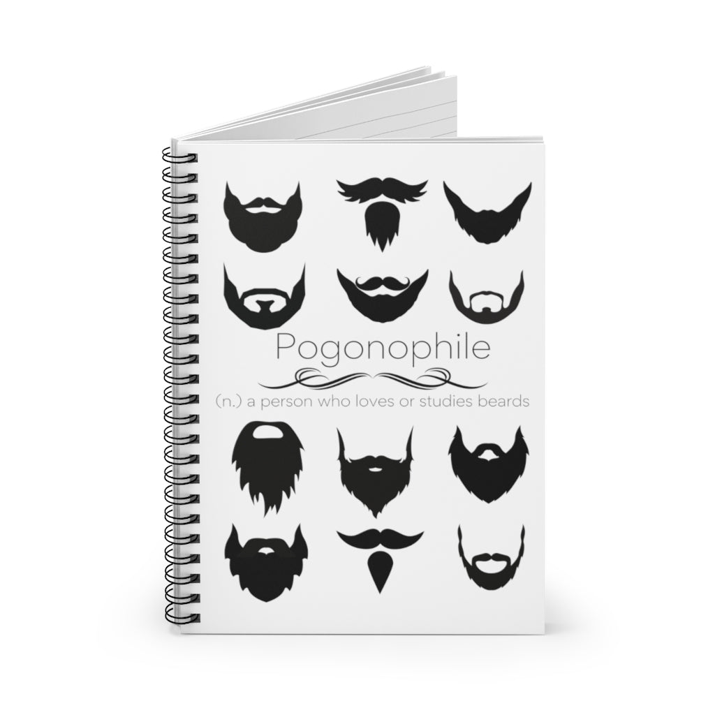 Pogonophile Spiral Notebook - Ruled Line