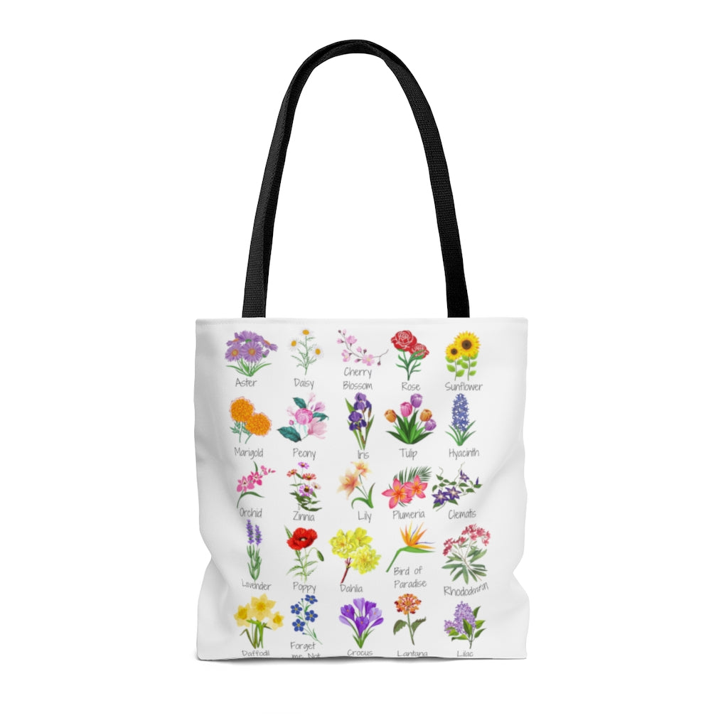 Favorite Flowers Tote Bag