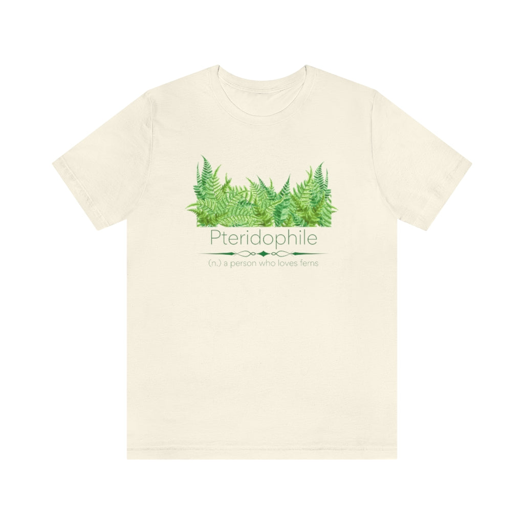 Pteridophile - fern lover T-shirt