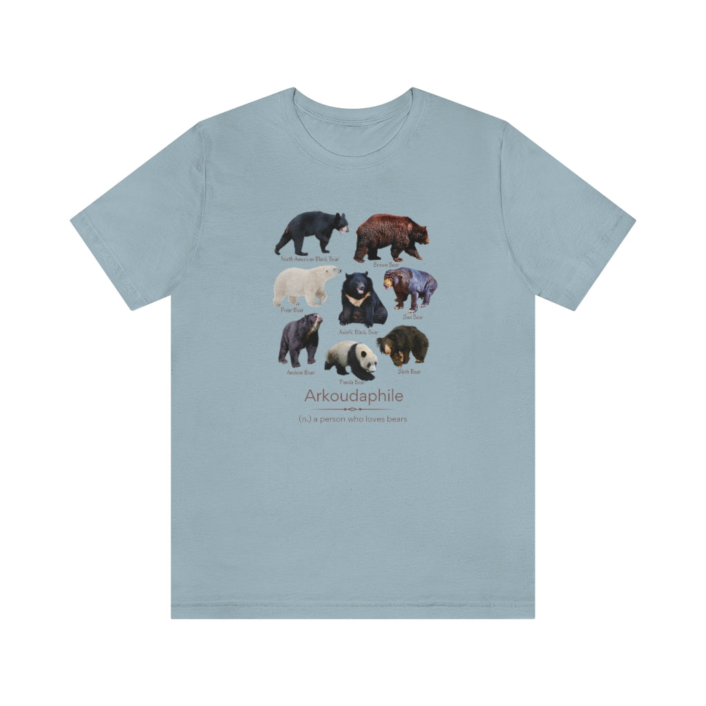 Arkoudaphile - bear lover T-shirt