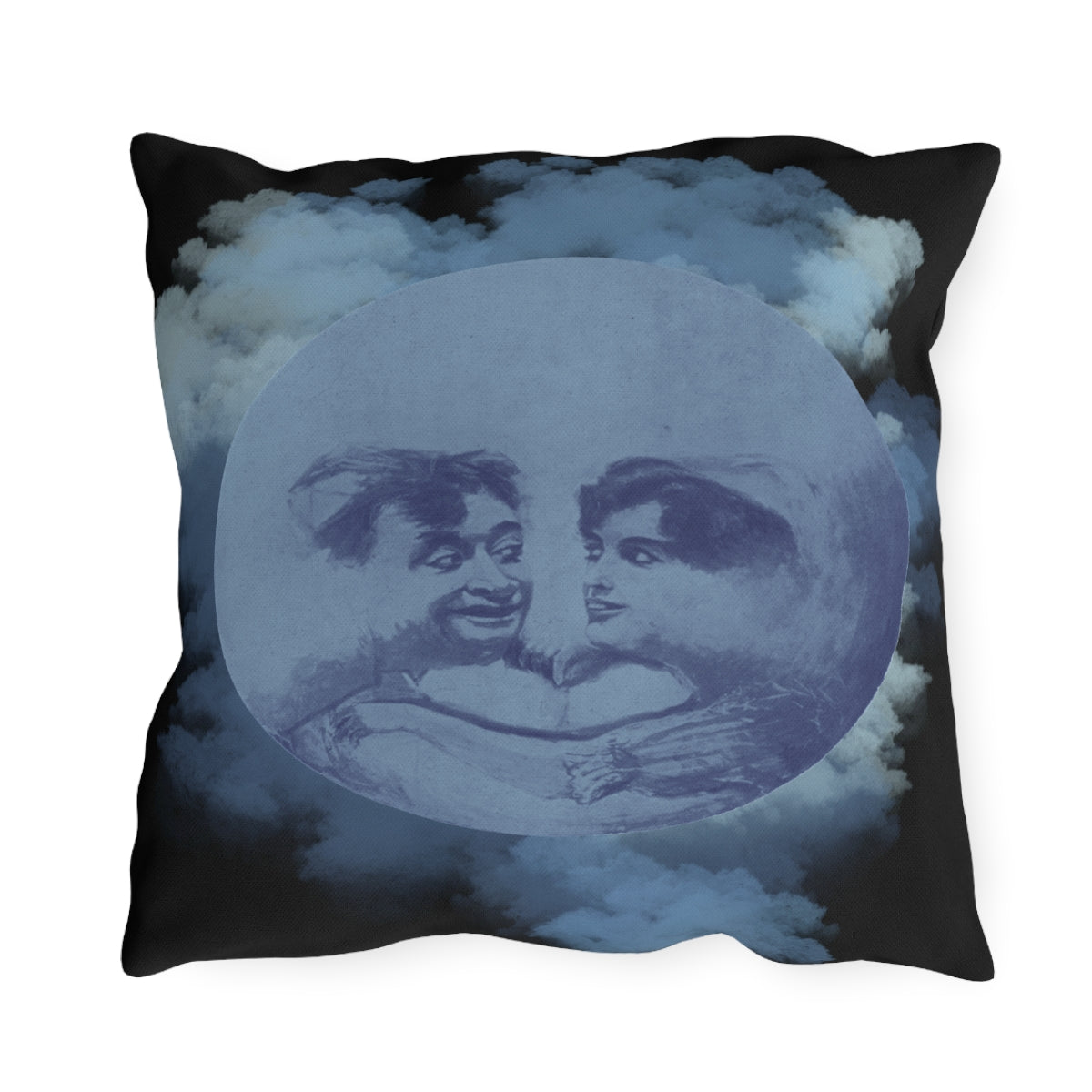 Lover's Blue Moon Outdoor Pillows