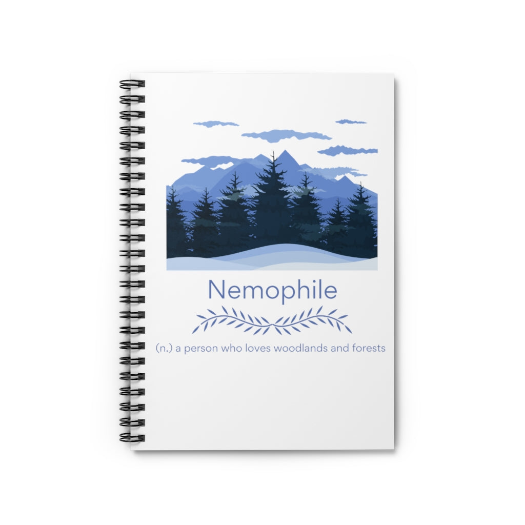 Nemophile Spiral Notebook - Ruled Line