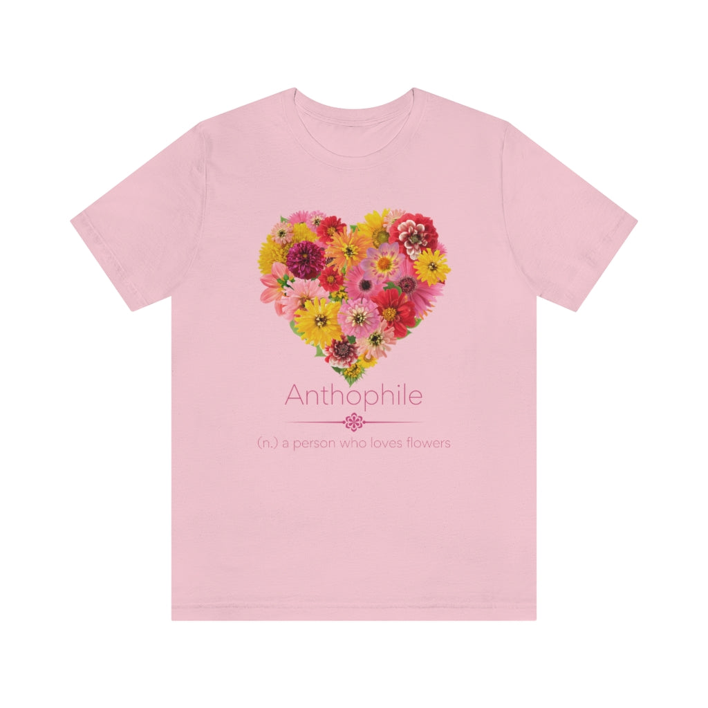 Anthophile - flower lover T-shirt