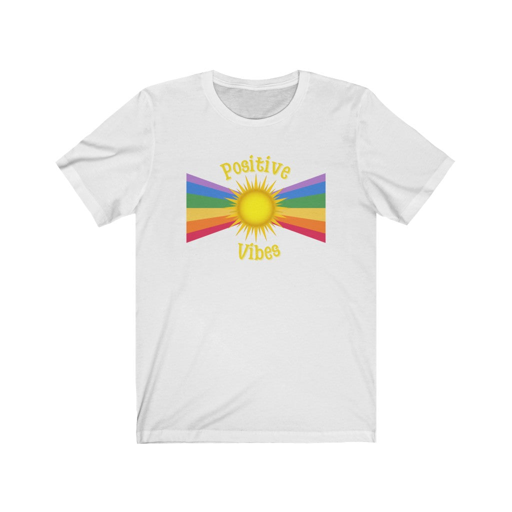 Positive Vibes Sunshine and Rainbows T-shirt