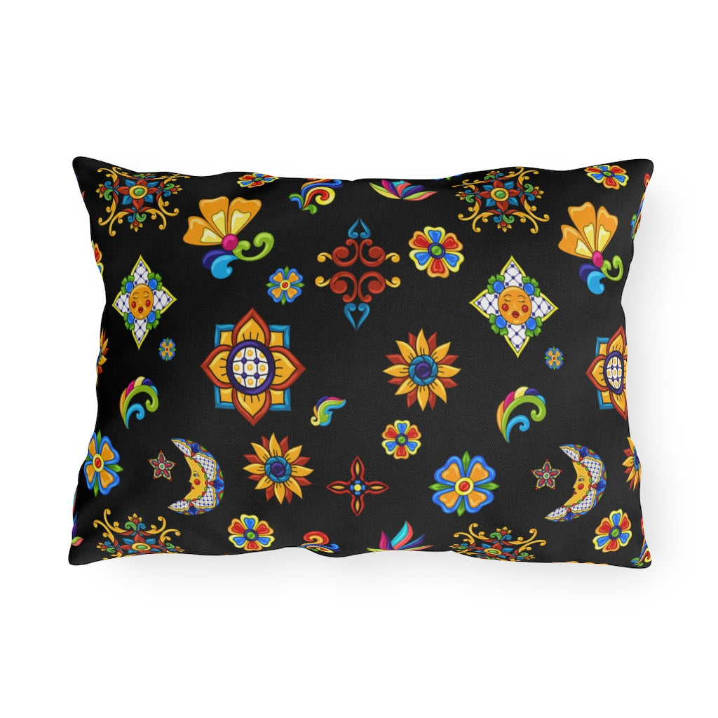 Talavera Mexican Tile Inspired Outdoor Pillows