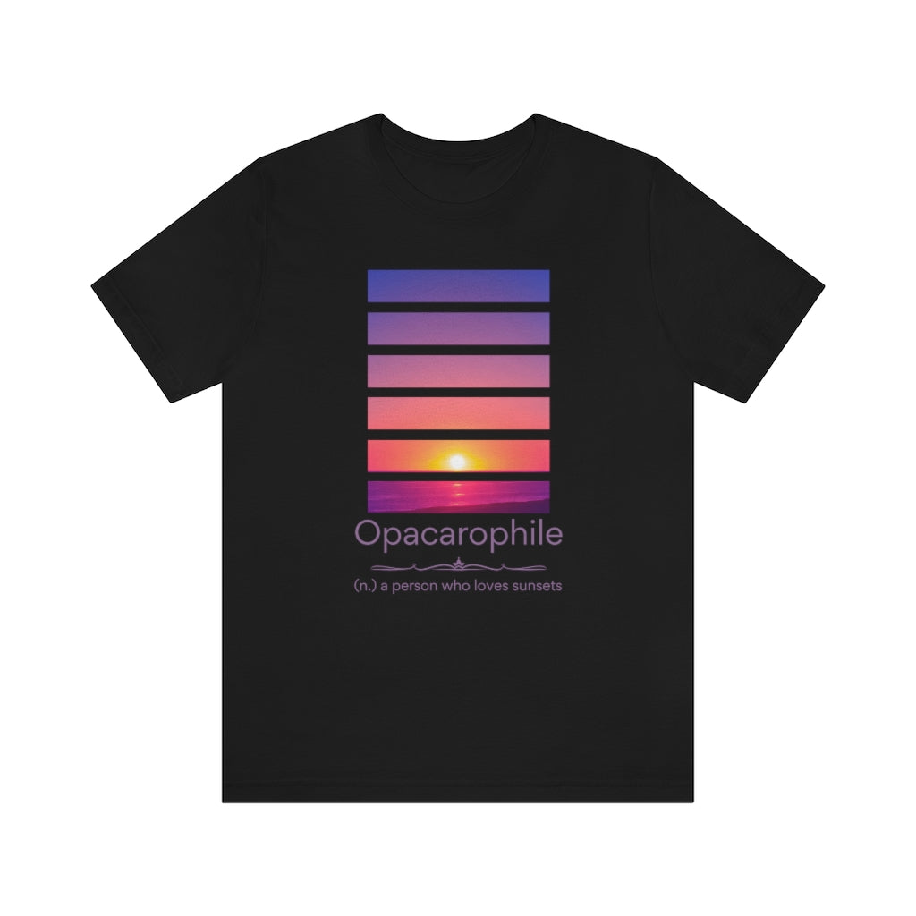 Opacarophile II - sunset lover T-shirt