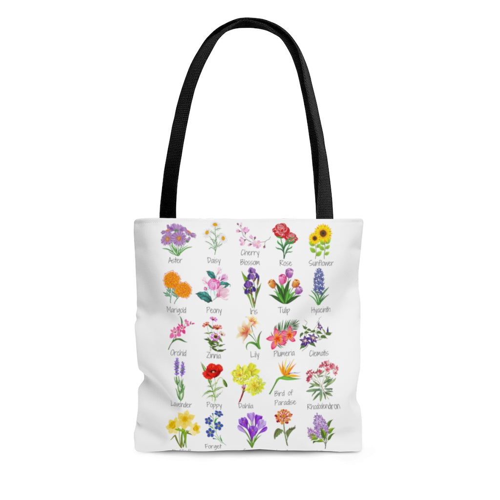 Favorite Flowers Tote Bag