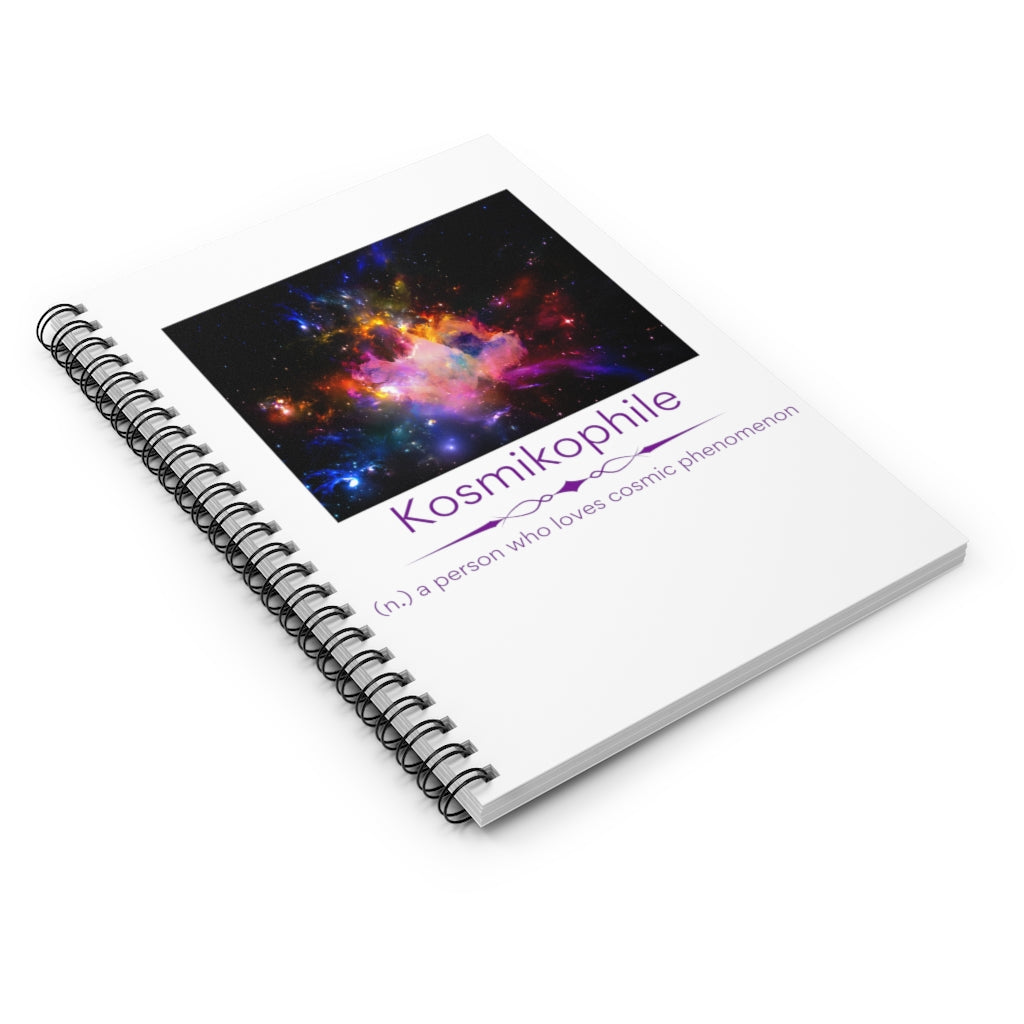 Kozmikophile Spiral Notebook - Ruled Line