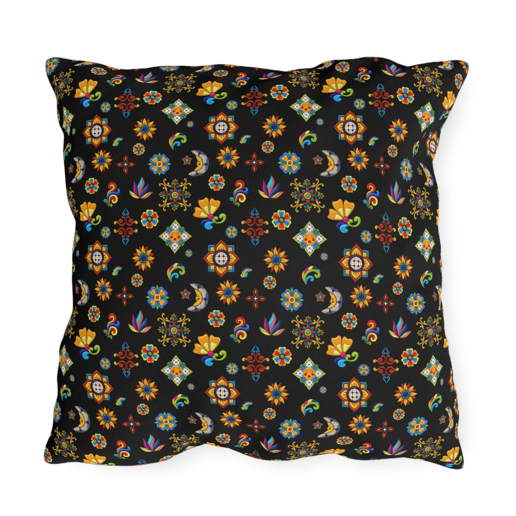 Talavera Mexican Tile Inspired Outdoor Pillows