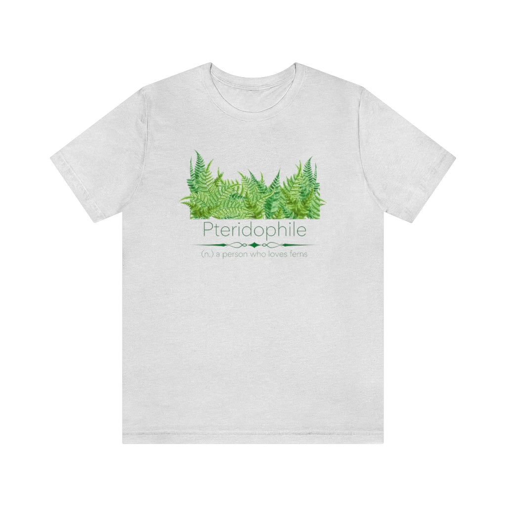 Pteridophile - fern lover T-shirt