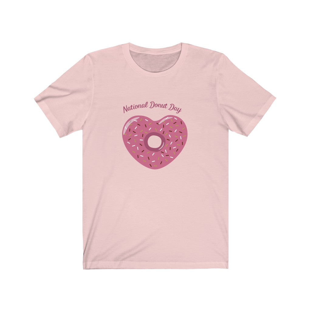 National Donut Day Heart T-shirt