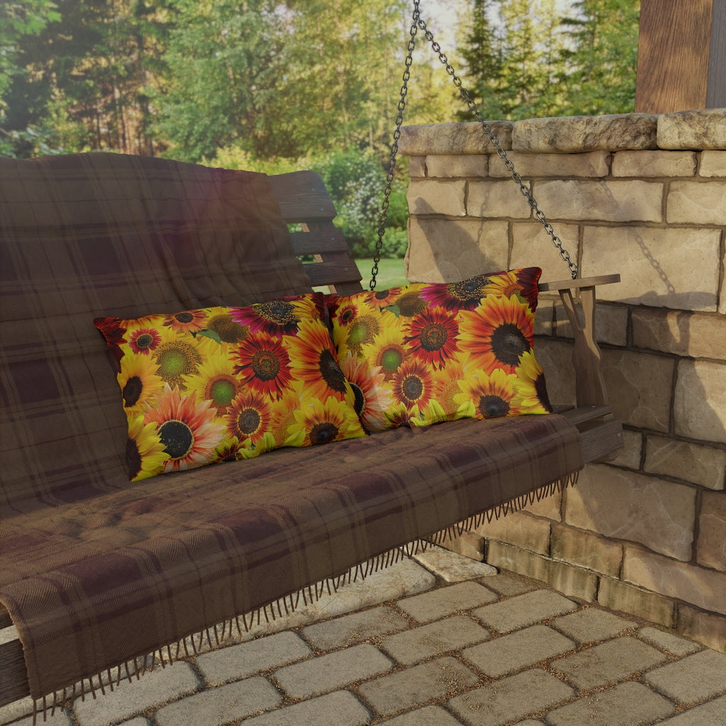 Sunflowers Galore Outdoor Pillows