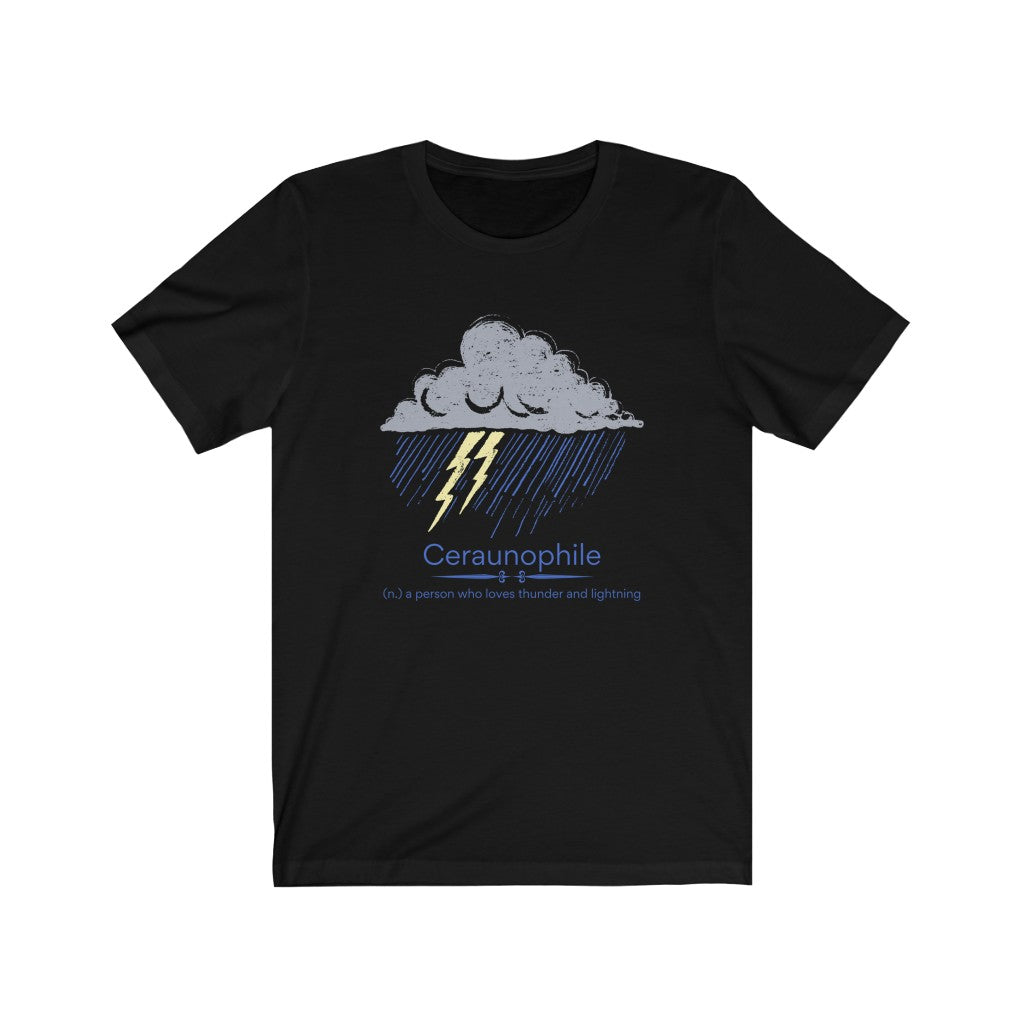 Ceraunophile - thunder and lightning lover T-shirt
