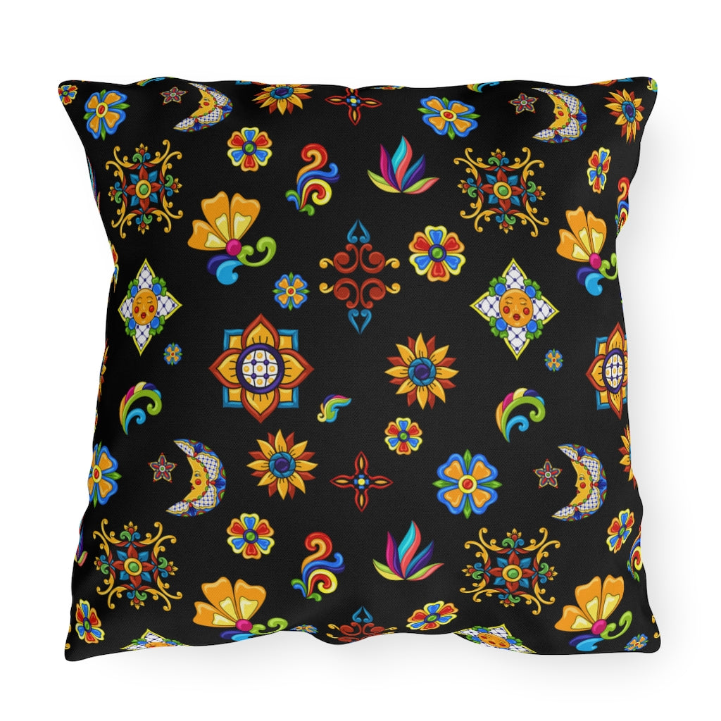 Talavera Mexican Tile Inspired Outdoor Pillows