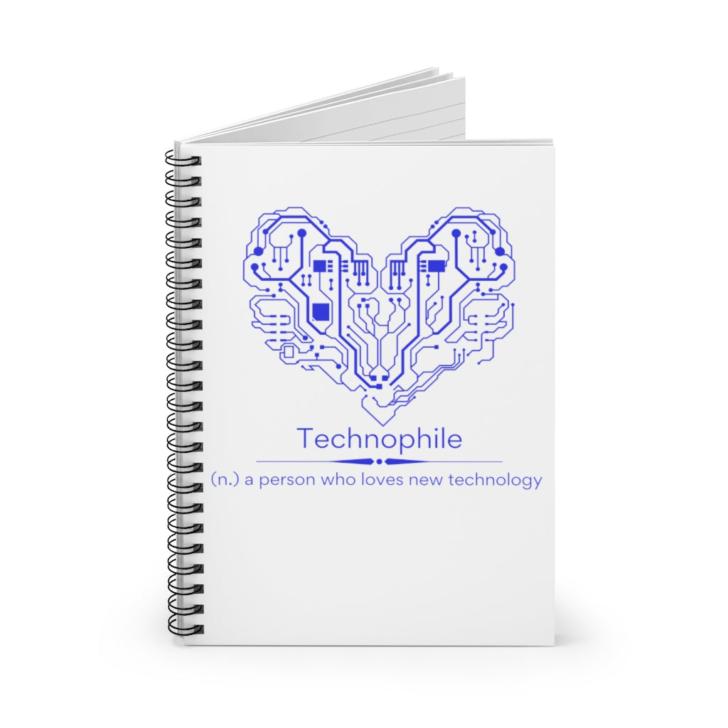 Technophile Spiral Notebook - Ruled Line