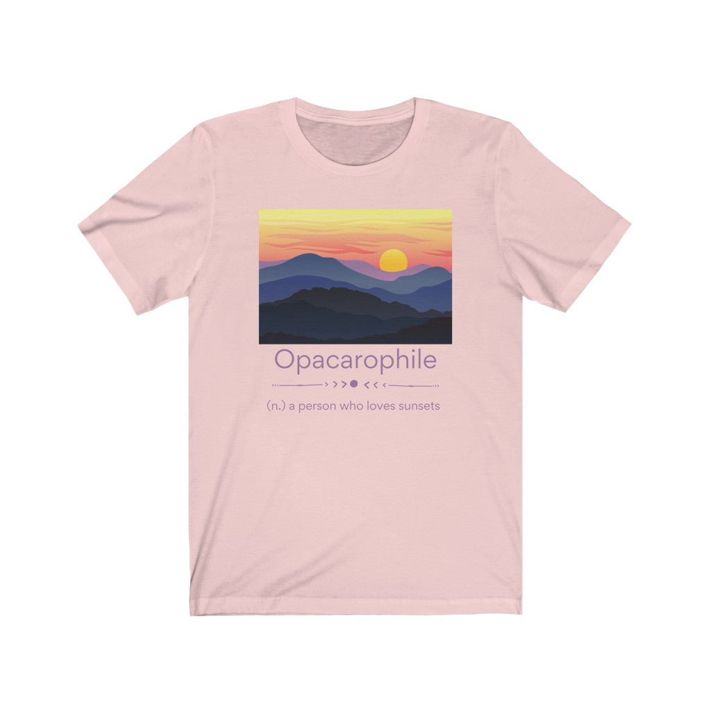 Opacarophile - sunset lover T-shirt