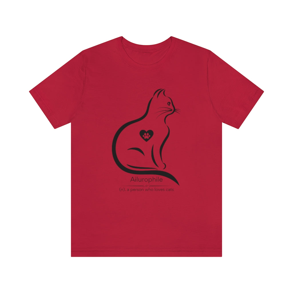 Ailurophile - cat lover T-shirt