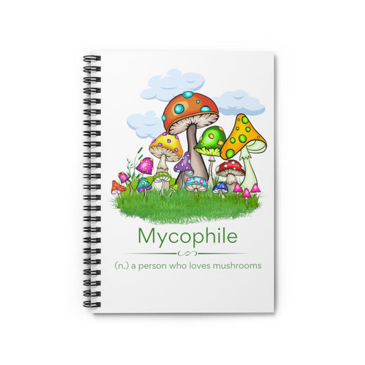 Mycophile Spiral Notebook - Ruled Line