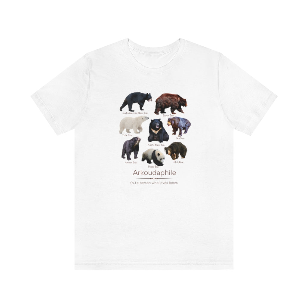 Arkoudaphile - bear lover T-shirt