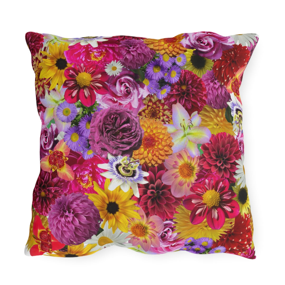 Peace-Full Flowers Outdoor Pillows